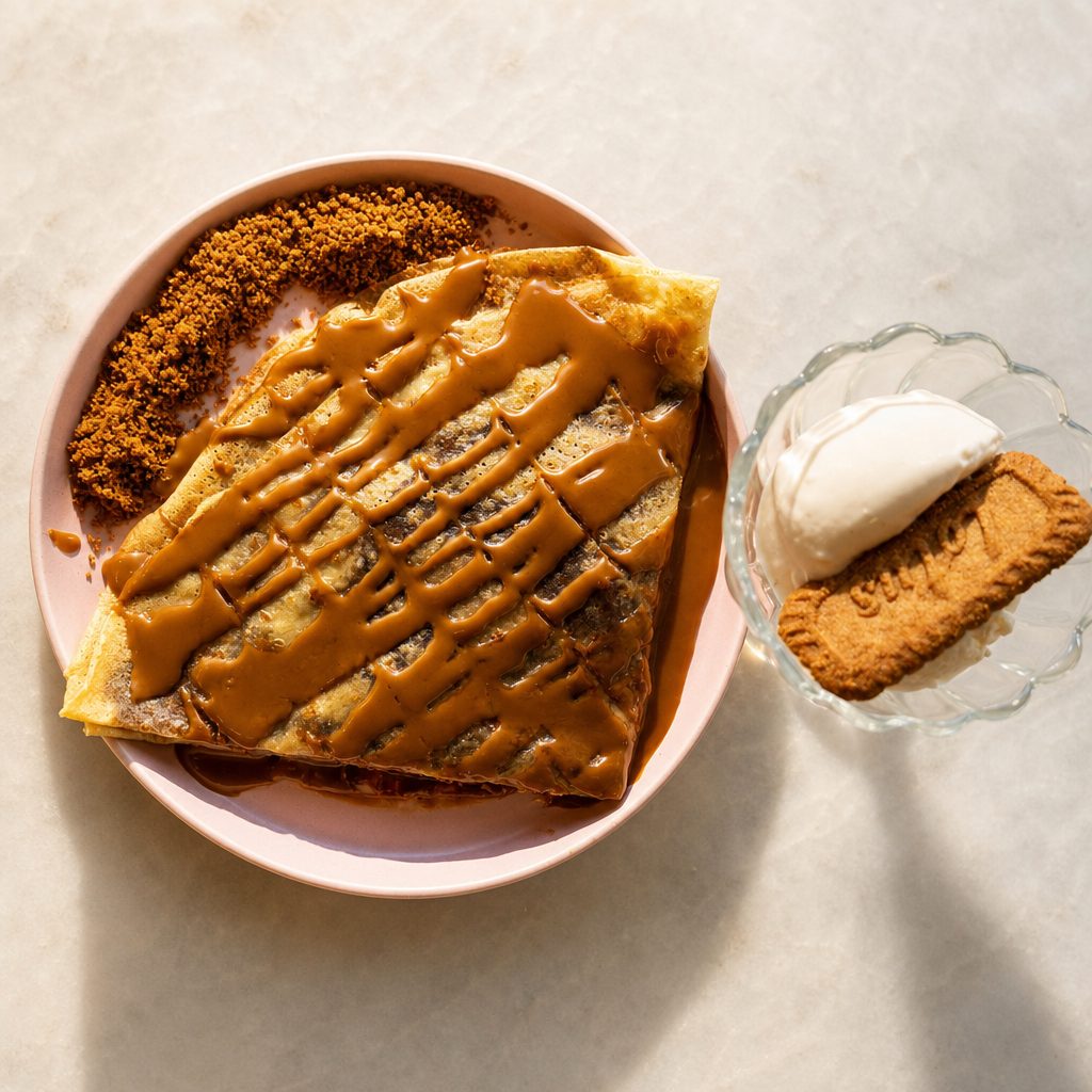 Biscoff Crepe.