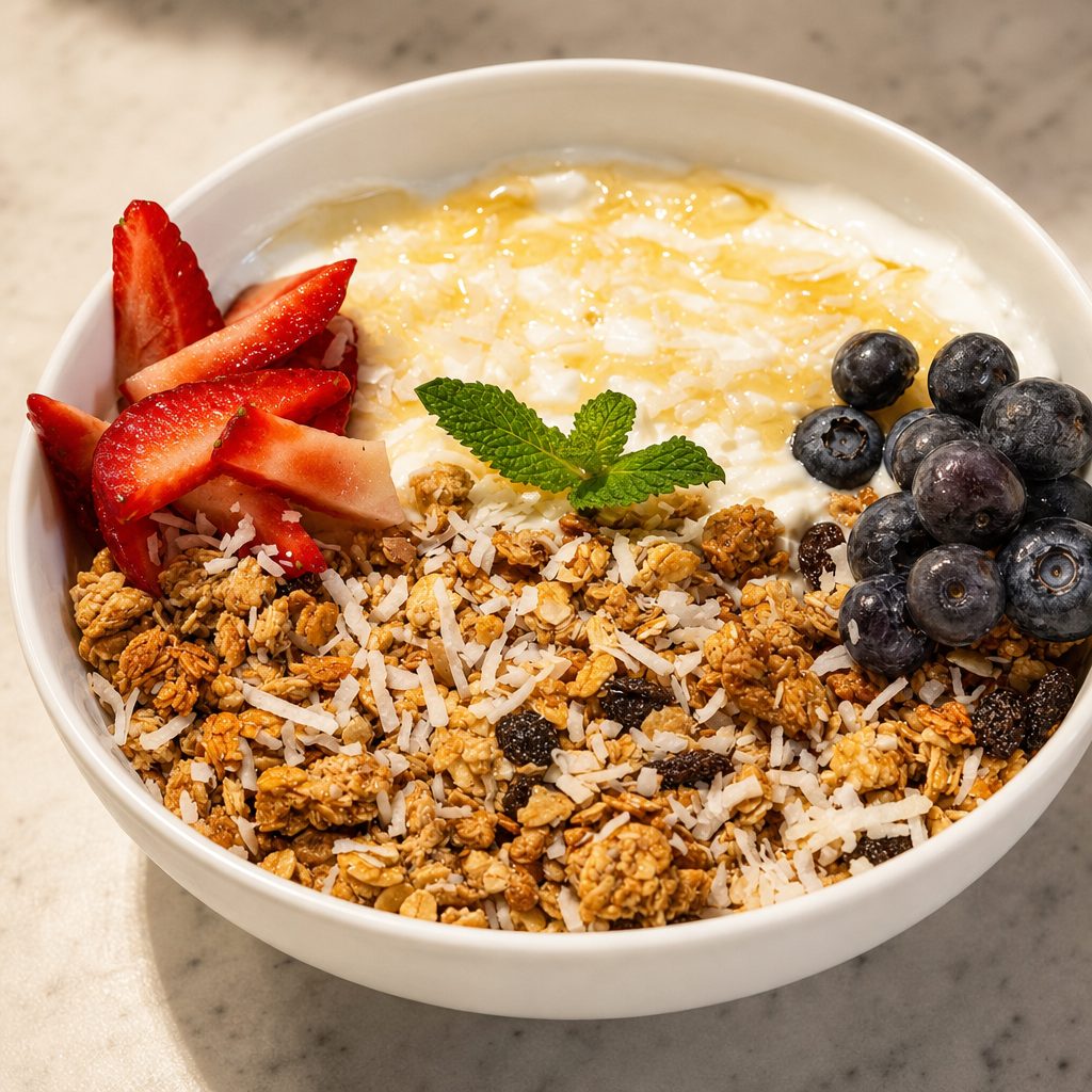 Yogurt Granola Bowl.