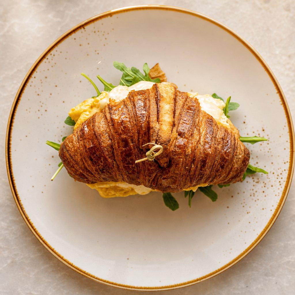 Croissant Sandwich.